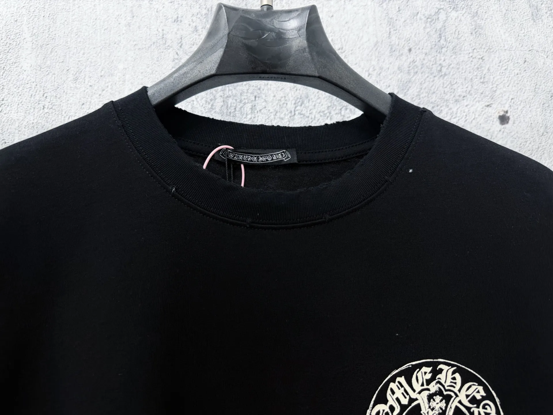 ￼ 【Chrome Hearts】 T ！ Same Style T Versatile : Black White Size：S-XL